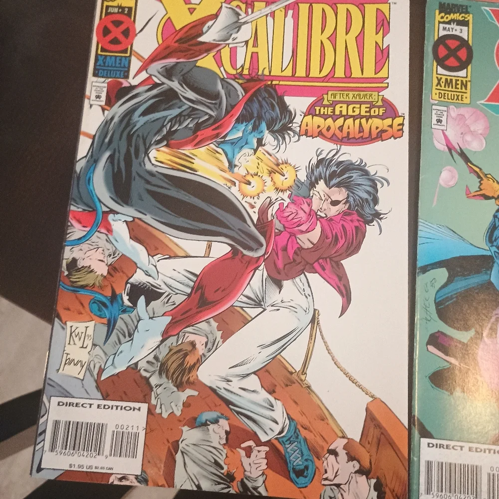 collection of Marvel comic books from the 1995 "Age of Apocalypse Bundle Lot - Picture 10 of 13